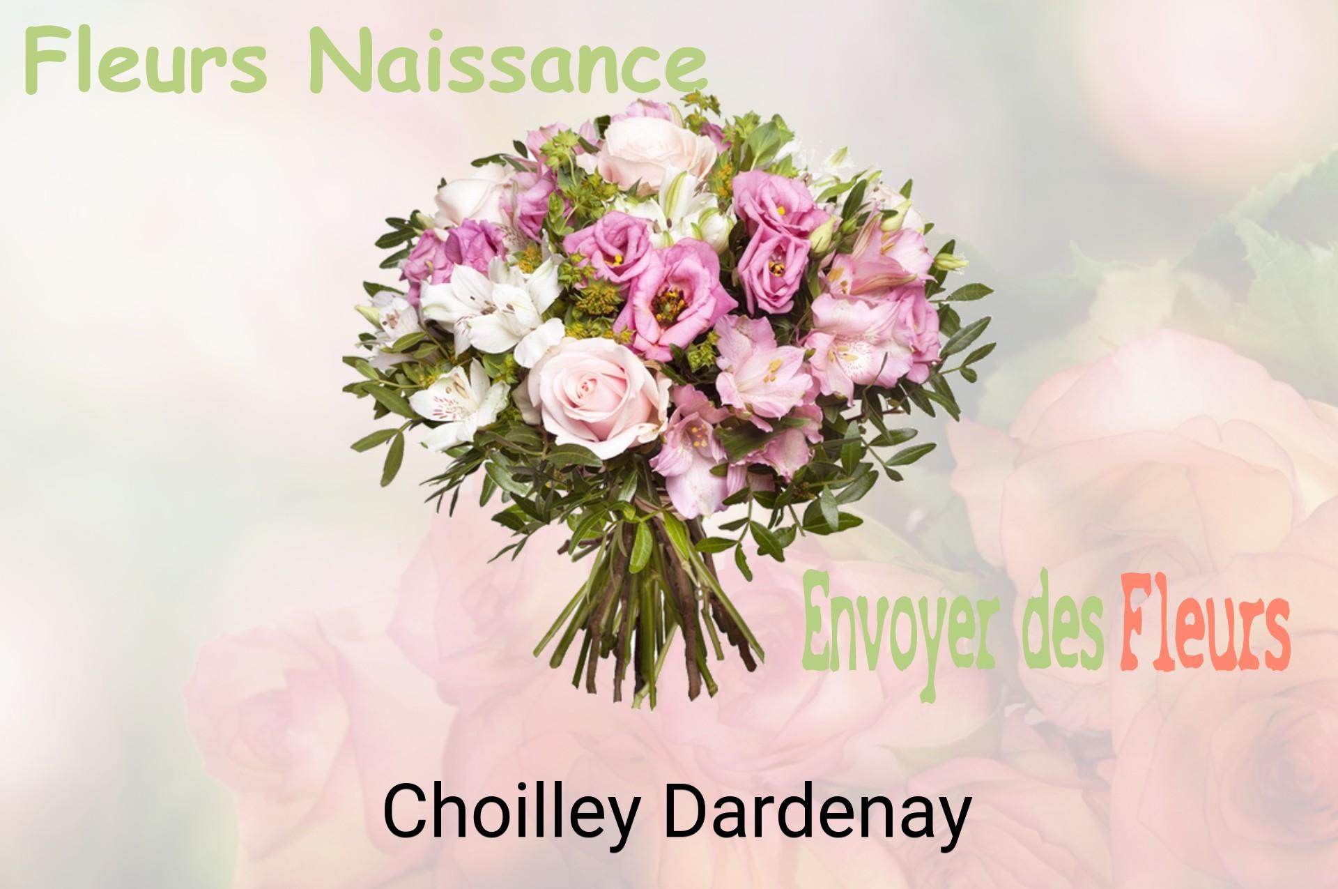 Bouquet de fleurs de naissance livré à Choilley-Dardenay